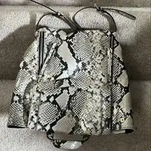 Snakeskin Patterned Women's Bag