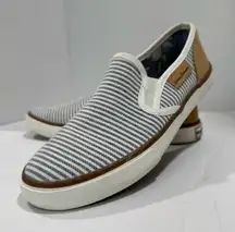 Tommy Bahama Slip On Sneakers Striped Casual Shoes Comfort Loafers Women's 7.5