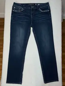 Miss Me Mid-Rise Easy Skinny Size 34