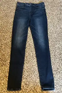 Abercrombie & Fitch Simone High Rise Super Skinny Dark‎ Wash Jeans 25 0s