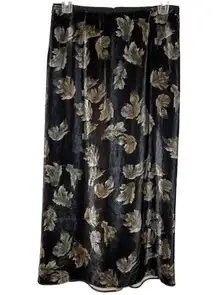 NWOT VINCE Fallen Leaf Silk-Blend Velvety Slip Skirt