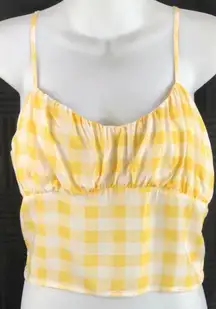 Yellow Plaid Tank Top