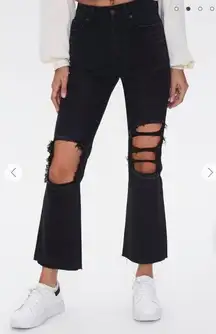 Flared Out Ripped Jeans NWT