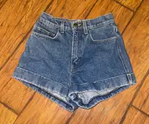 American Apparel Jean shorts denim woman’s size 24 XS EUC