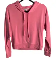 Victoria's Secret Size Small Bubble Gum Pink Hoodie Four Ever Floral Y2K Preppy