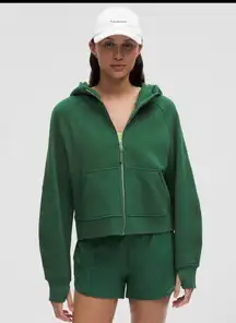 NWT Lululemon Scuba Oversized Full-Zip Hoodie / Everglade Green