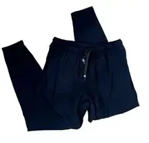 Fabletics black athletic workout jogging pants casual comfortable pockets casual