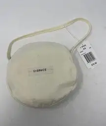 L*Space One Size Kokomo Sun Hat Travel Bag Set Cream Adjustable Chin Strap NWT