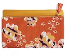 New Womens Rachel Pally Zahara Organic Floral Vegan Clutch Purse Handbag