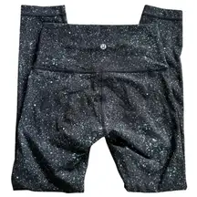 Lululemon Wunder Under‎ 7/8 Leggings Sz 4 Mineralize Multi Full-On Luxtreme