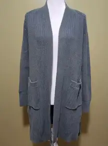 Lou & Grey Gray Soft Sweater Cardigan Size XS