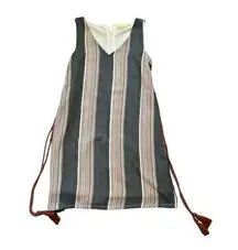 Magnolia South striped boho dress with side ties