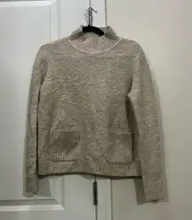 Marled Reunited Clothing Knit Mock Neck Sweater Size Small