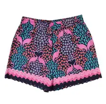 Flamingo Patterned Preppy Shorts Size XXL NWT