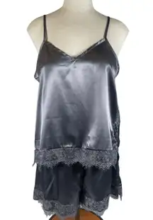 Bolongaro Trevor  Soft Touch Lacey Cami and Shorts Set Gray Size L