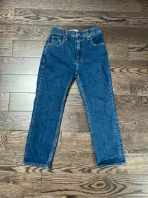 Abercrombie Ultra High Rise Ankle Straight