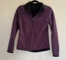 Purple Zip Up Sweatshirt