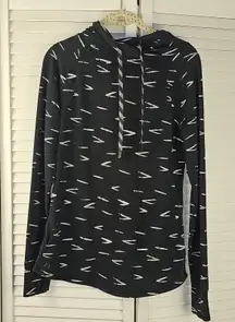 Title‎ Nine Womens Black Manresa Pullover Hoodie Small