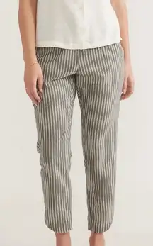 Marine Layer Allison Pants Black White Stripes Casual Lounge‎ Womens Size Small