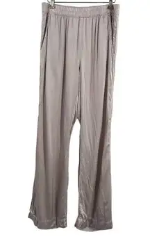 LAMade Light Pink Satin Lounge Pant Medium