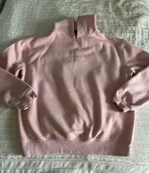 Light pink white fox hoodie