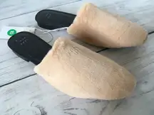 Fur Slippers, Size 10