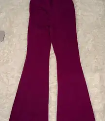 Wild Fable Flared Leggings Burgandy Size Medium NWOT