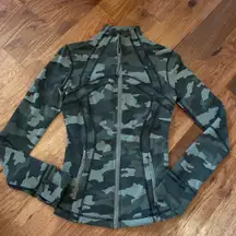 Lululemon Align jacket army print 