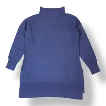 Soft‎ Surroundings Mock Neck Long Sleeve Tunic Sweater Womens Size M Purple