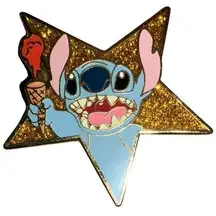 Disney Pin 52584 DS Gold Star LILO & Stitch Upside Down Ice Cream LE 1000