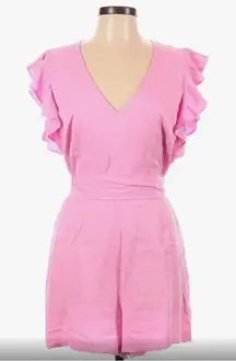 Gianni Bini Pink Romper Sz 2 NWT Flirty Feminine One Piece Outfit