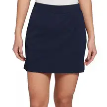 Lady Hagen Perforated Dark Navy Golf Tennis Activewear Skort Size L NWT