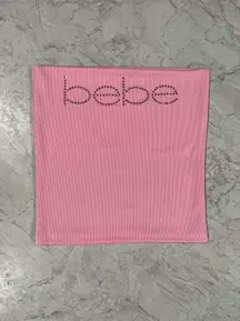 Pink Rhinestone Tube Top