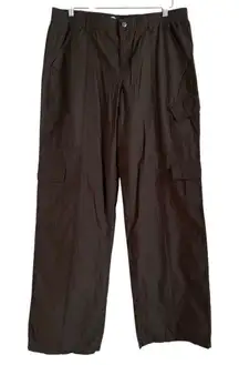 Pacsun Women’s Brown 90's Baggy Cargo Pant Low Rise Puddle Size Medium‎ NEW