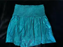 The Pants Store Teal Shimmer Shorts 
