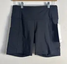NEW Lululemon Fast and Free High-Rise Women’s 8 Short 6” Pockets BLACK $78