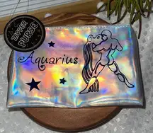 Toiletry Bag Aquarius Zodiac Cosmetic Bag Galaxy Small Makeup Bag 6x4.