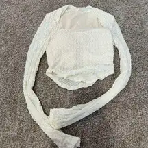 mesh corset style long sleeve