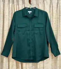Equipment Classic Signature Satin Button Up Shirt 
