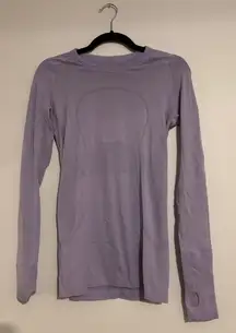 Purple Long Lululemon Sleeve Swiftly Tech 6