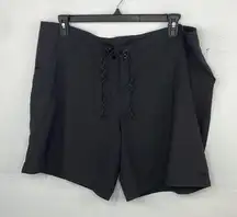 Patagonia Stretch Hydropeak Boardshorts -Black women’s shorts size 18