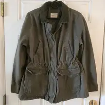 Universal Thread Chore Jacket Women's Large Oversized Corduroy Collar Military