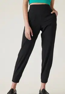 Athleta black joggers size 0