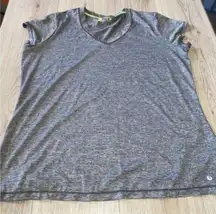 Xersion grey short sleeve shirt top