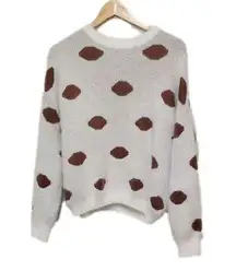 Cloud Ten 𝅺 Polka Dotted Furry Sweater