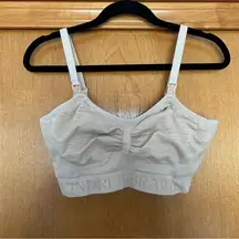 Kindred Bravely Sublime Hands Free Pumping & Nursing Bra in Beige Size Medium