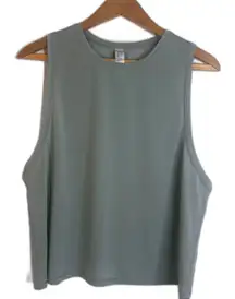 Spanx Lightweight Athletic Tank Top Size Large Go Lightly Notch Back