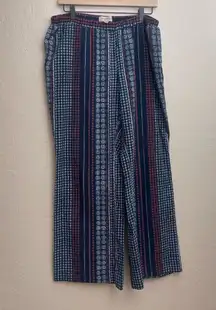 ✨3 for $12✨ Philosophy Women Red, White, and Blue Boho Pants