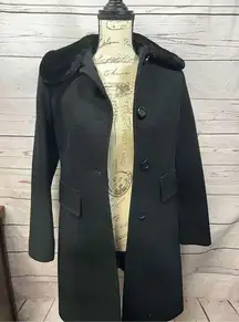 Jones New York size 4 100% wool coat