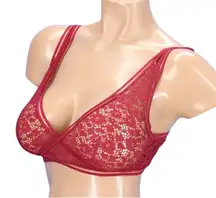 Victoria's Secret Very Sexy Sheer Lace Unlined Wireless Bralette small​